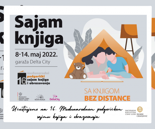 NBCG UČESTVUJE NA 16. MEĐUNARODNOM PODGORIČKOM SAJMU KNJIGA I OBRAZOVANJA