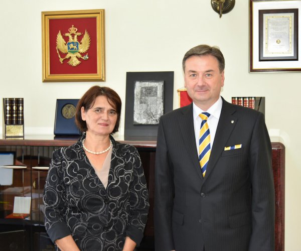 NJ. E. OLEH HERASYMENKO, AMBASADOR UKRAJINE U CRNOJ GORI, POSJETIO NBCG